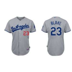  Los Angeles Dodgers #23 Casey Blake Grey 2011 MLB Authentic Jerseys 