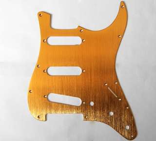 EDEN Gold Aluminum Pickguard SSS for American Standard Strat Guitar 