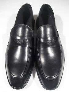 NEW HUGO BOSS Mens CALID BLACK~Slip On Loafers Dress Shoes NEW IN BOX 
