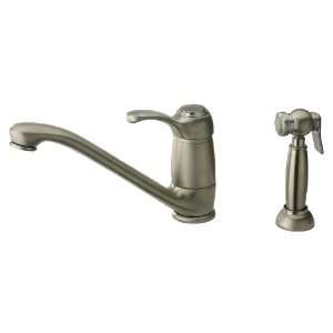  LaToscana 23574 1 Hole Pull Out Faucet w/ Side Spray 