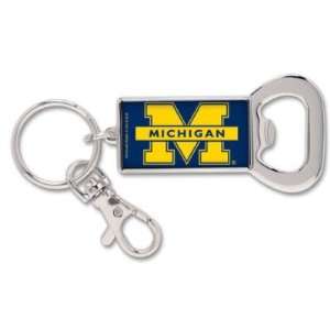  Michigan Wolverines Official Logo Bottle Opener Key Ring 