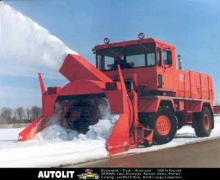 1995 RPM Tech Rotary Snow Plow Truck Brochure Canada  