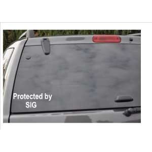  PROTECTED BY SIG  window decal 