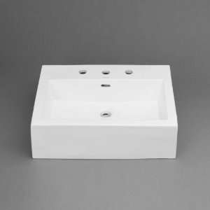  RonBow 217724 8 WH 24 8 Widespread Ceramic Lavatory Top 