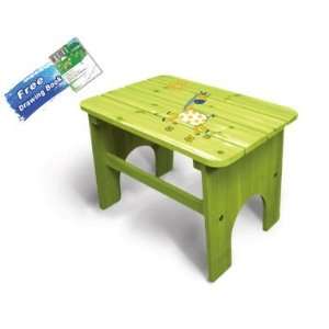 Lohasrus Kids Patio End Table 15030   Non toxic Stained Fir, Indoor 