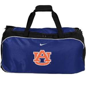  Nike Auburn Tigers Navy Blue NCAA Duffel Bag Sports 