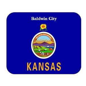   US State Flag   Baldwin City, Kansas (KS) Mouse Pad 