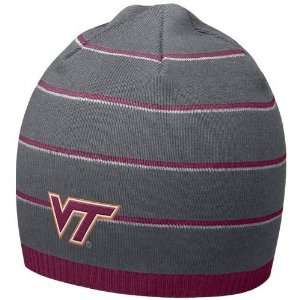 Nike Virginia Tech Hokies Charcoal Field Access Knit Beanie  