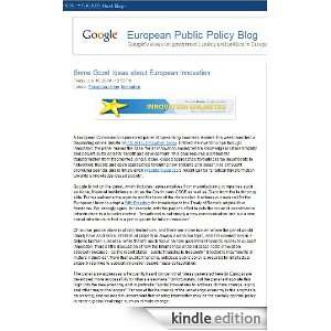  Google European Public Policy Blog Kindle Store Google