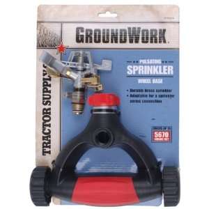 GroundWork® Pulsating Sprinkler with Wheel Base, California Compliant