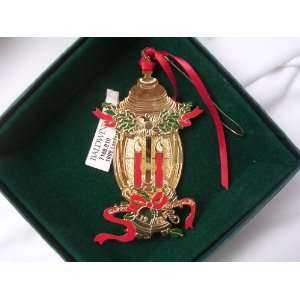  Baldwin Christmas Ornament Collectible ; 24 Kt Gold 1998 