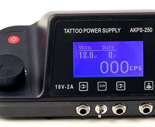 New Pro Digital LCD Tattoo Dual Power Supply TPN009  