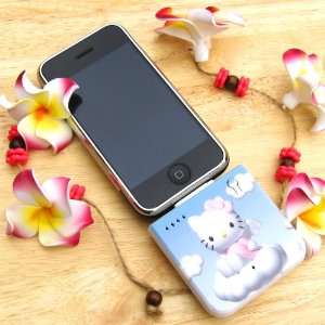  hello kitty on the cloud portable mobile charger for iphone 