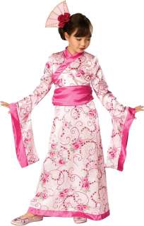 Girls Japanese Kimono Princess Halloween Costume Kids Children  