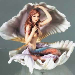  Mermaid Sitting In Shell 