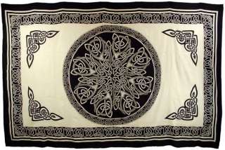 Ancient Celtic Knot Tapestry, Bed Sheet, Wall Hanging  