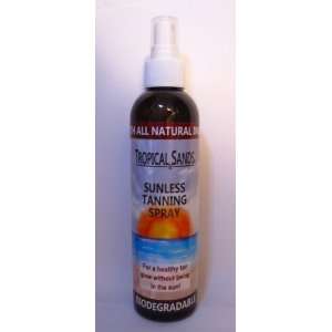   Tropical Sands Biodegradable Sunless Tanning Spray 8 oz Beauty