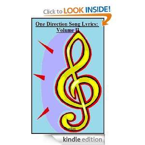One Direction Song Lyrics Volume II (One Direction Lyrics) Onefan 