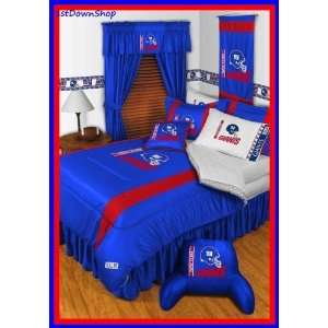  New York Giants 4Pc SL Twin Comforter/Sheets Bed Set 