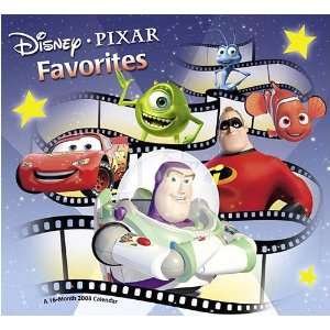  Disney Pixar Favorites 2008 Wall Calendar