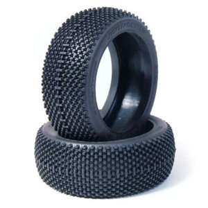  1/8 Subcultures Tire, Blue, Mnt Yel  Buggy (2) Toys 