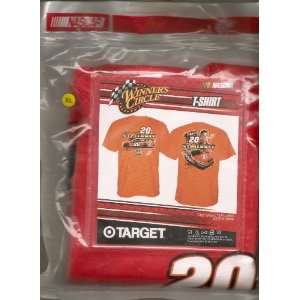  NASCAR WINNERS CIRCLE T Shirt, Tony Stewart #20, XL 