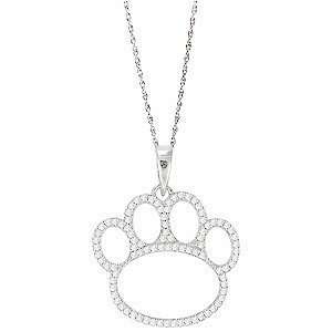  Penn State Diamond Paw Pendant (5/8 inch) Jewelry