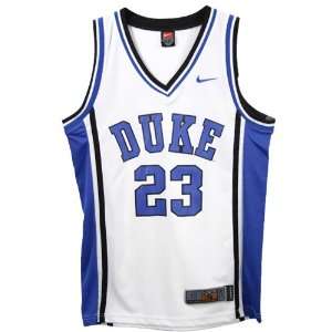 Nike Elite Duke Blue Devils #23 White Replica Basketball Jersey