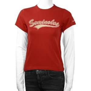 Florida State Seminoles (FSU) Garnet Ladies Top Field Long Sleeve T 