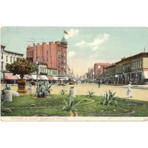 1908 Vintage Postcard Entrance to Drexel Boulevard Chicago Illinois