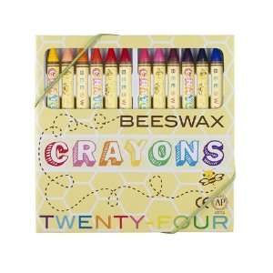  International Arrivals Natural Beeswax Crayons, Set of 24 