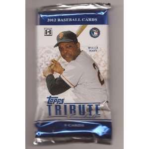  2012 Topps Tribute Baseball (1) Pack Hobby Edition 