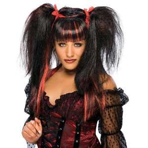  Lilith Fairy Black and Red Wig Toys & Games