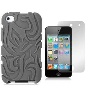 Smoke Totem Wave Funky Design Silicone Rubber Gel Soft Skin Case Cover 