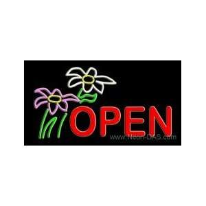  Florist Open Neon Sign 20 x 37