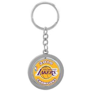  Los Angeles Lakers 2010 NBA Champions Spinning Keychain 