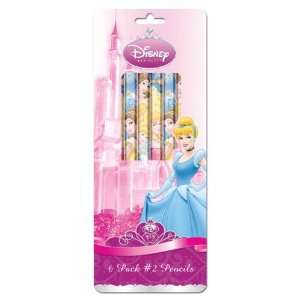  Princess Wood Pencils, 6 Pack (10984A)