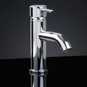Rotunda Single Hole Faucet with Curved Spout   No Overflow   Lead Free 