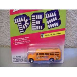    Johnny Lightning Pez Series 1956 Chevy School Bus Toys & Games