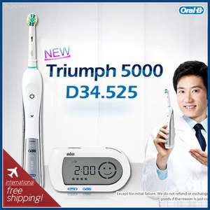   AKmallcom [Oral B] Braun Electric Toothbrush New Triumph D34.525 5000