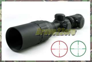 TASCO 2 6x32 Red Green Illuminated Mil Dot AO Rifle Scope w/ Extended 