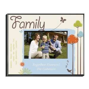   Baby Keepsake Personalized Nature`s Song Family Picture Frame Baby