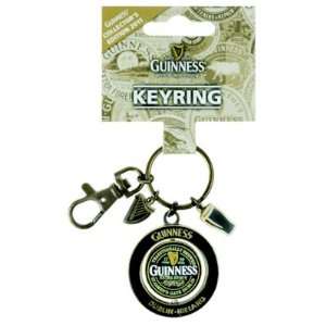  Guinness   Collectible 2011 Spinner Keyring w/ Harp and 
