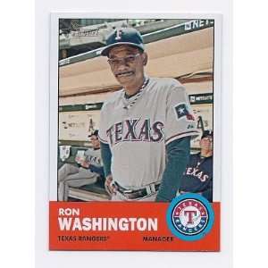  2012 Topps Heritage #102 Ron Washington Texas Rangers 