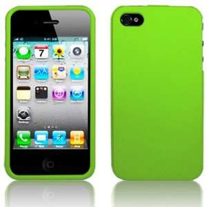 GREEN HARD 2 PC RUBBERIZED CASE COVER + LCD SCREEN PROTECTOR for APPLE 