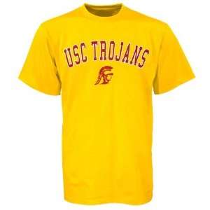 USC Trojans Gold Arch Logo T shirt 