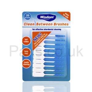 Wisdom Clean Between Interdental Brushes x 20 Brushes 
