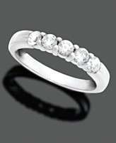 Diamond Ring, 14k White Gold Diamond Band (1/4 ct. t.w.)