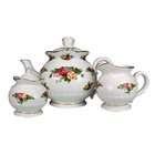 Royal Albert Old Country Roses Fluted 3 Piece Tea Set
