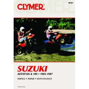    CLYMER REPAIR/SERVICE MANUAL SUZUKI ALT/LT125 185 83 87 Automotive